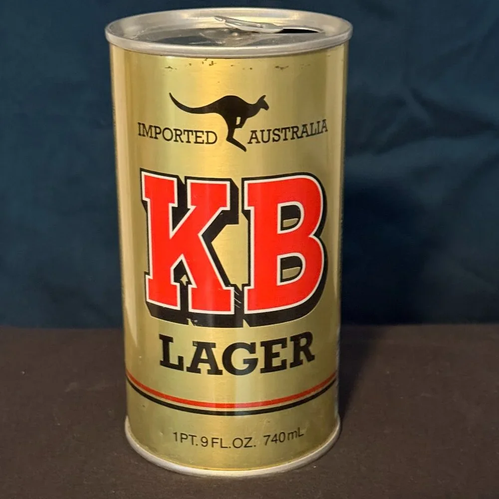 Tooth's KB Lager vintage beer can